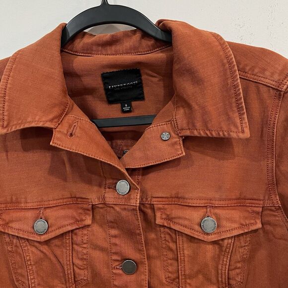 Liverpool Los Angeles Classic Jean Button Up Jacket Size Small - Picture 3 of 4